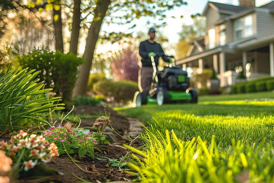 lithium ion battery powered lawn mowers