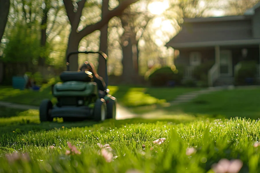 lithium ion battery powered lawn mowers