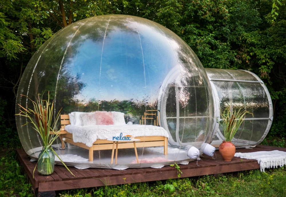 under the stars bubble tent