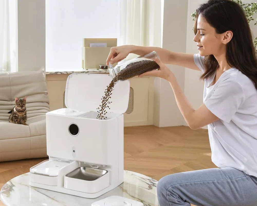automatic pet feeder bowl