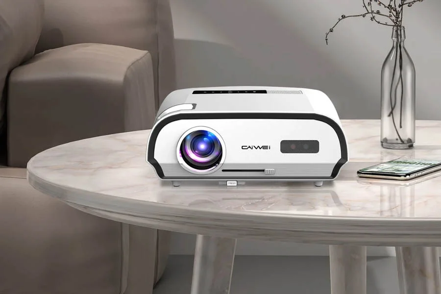 projector for movies on wall